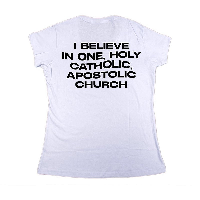 Women’s Fitted Tee – Usedons I Believe - Ref. 264