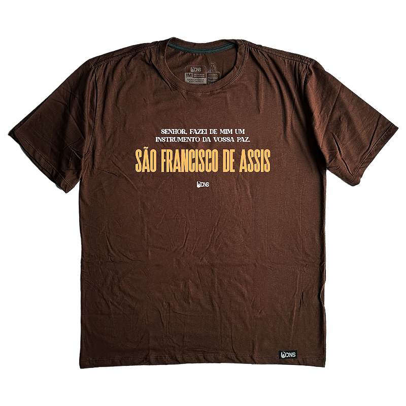 Oversized T-Shirt – Usedons Saint Francis of Assisi - Brown - Ref. 3178