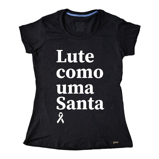 Women’s Fitted Tee – Fight Like a Saint - Ref. 256