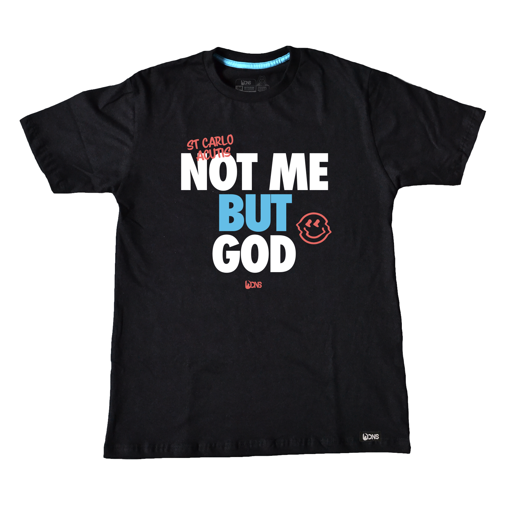 Camiseta Carlo Acutis 'Not me but God' - ref 3252