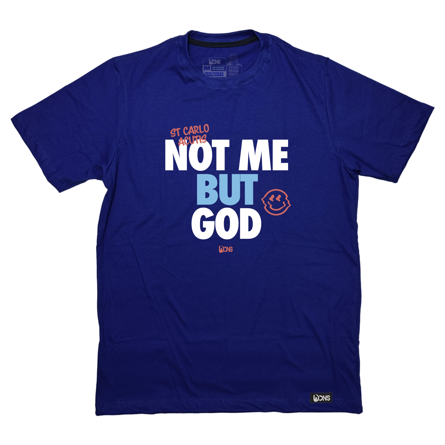 Camiseta Carlo Acutis 'Not me but God' - ref 3252