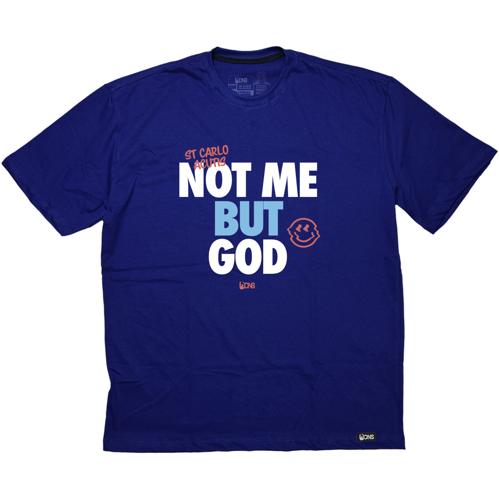 Camiseta Oversized Carlo Acutis 'Not me but God' - ref 3252