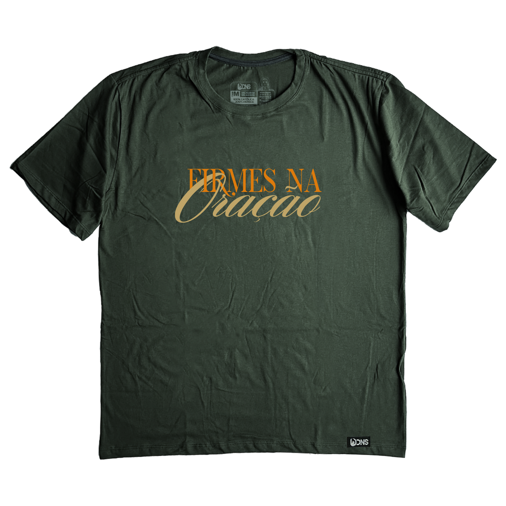 Camiseta Oversized São Miguel - Firmes na Oração - ref 3253
